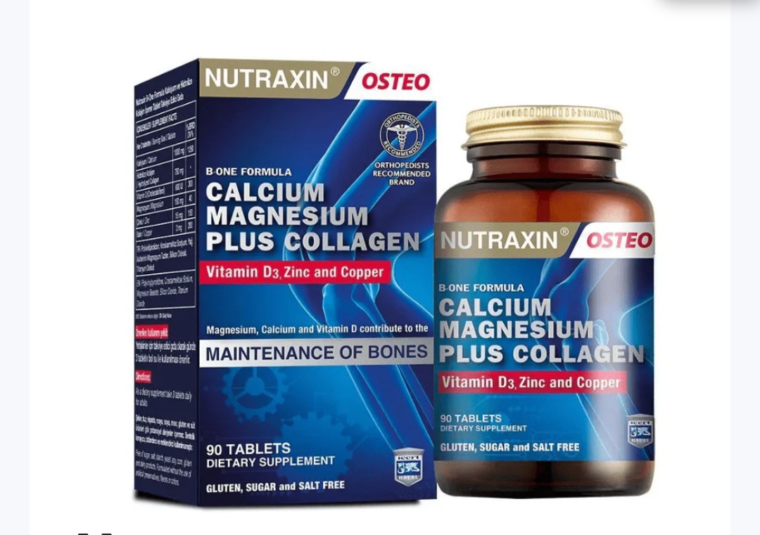 أوستيو بي-وان فورمولا والكالسيوم والمغنيسيوم بالإضافة إلى الكولاجين، مكمل غذائي لصحة المفاصل والعظام 90 قرصًا - Image 1