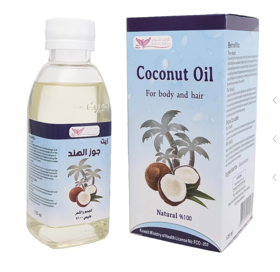 زيت جوز الهند للشعر والجسم (كويت شوب) - Image 1