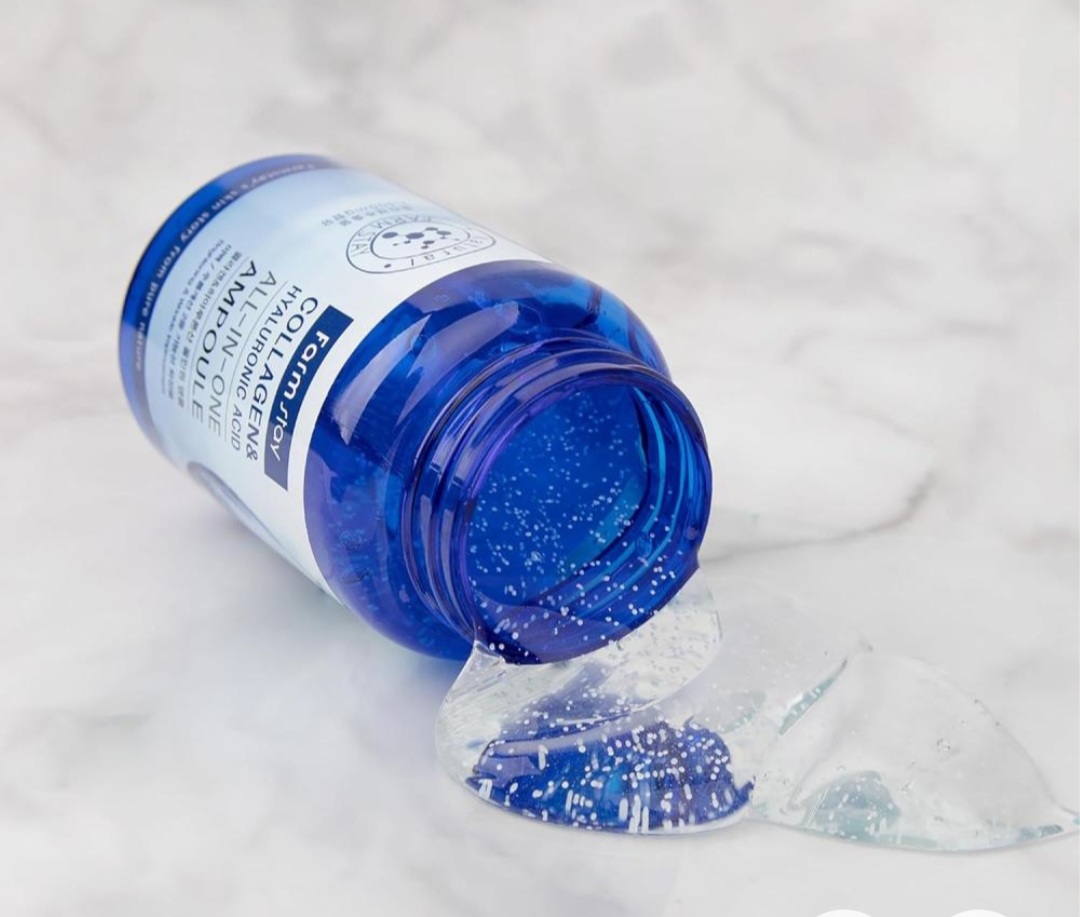 أمبولة جل الكولاجين البحري وحمض الهايلورونيك 250مل من فارم ستاي - Image 2