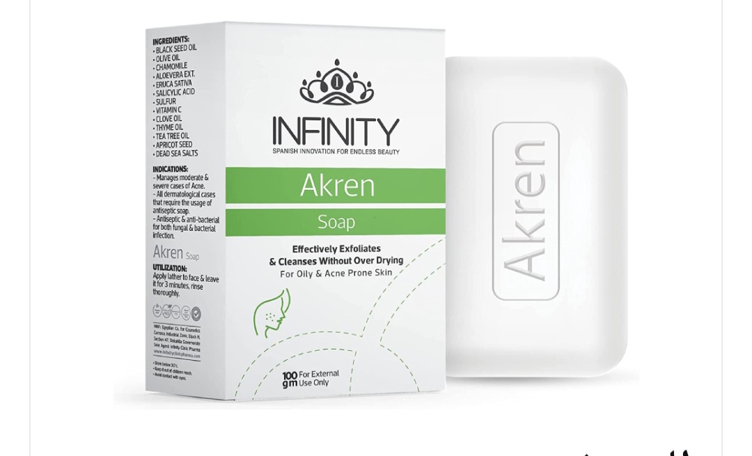 صابون اكرين المضاد لحب الشباب من انفينتني - Image 1